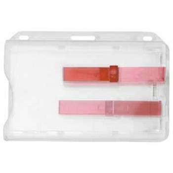 Frosted 2 Card Smart Card Dispenser w/Slides Horizontal - 20 pack 